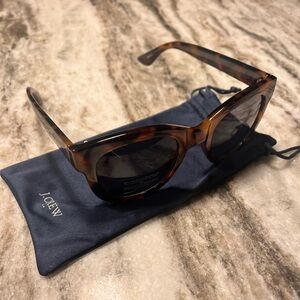 J. Crew Brown Tortoiseshell Sunglasses